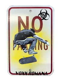 Image 2 of "360 Flip" No Parking Sign 