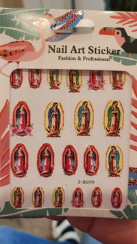 Virgencita sticker sheet Z-D5179