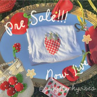 Image 1 of PRE-ORDER Strawberry Shirt - Handmade and Sewn