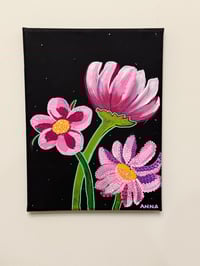 Image 2 of Original Painting: Midnight Flowers