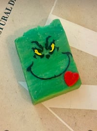 Image 2 of Grinch Artisan French Milk Soap 