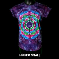 Unisex Small Jewel Tone Mandala Tee