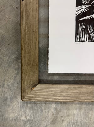 Moonlit Framed in Salvaged Ponderosa