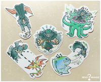 Image 1 of "Overseer of Elpis" Hermes Die Cut Matte Sticker Set