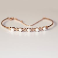 Image 1 of Deco Pearl Cuff Bracelet