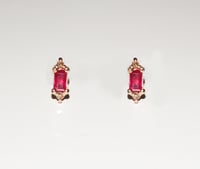 Image 1 of Eleanor Ruby Earring