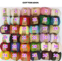Image 5 of Women hand crochet rose knecklace (cotton, choose color)