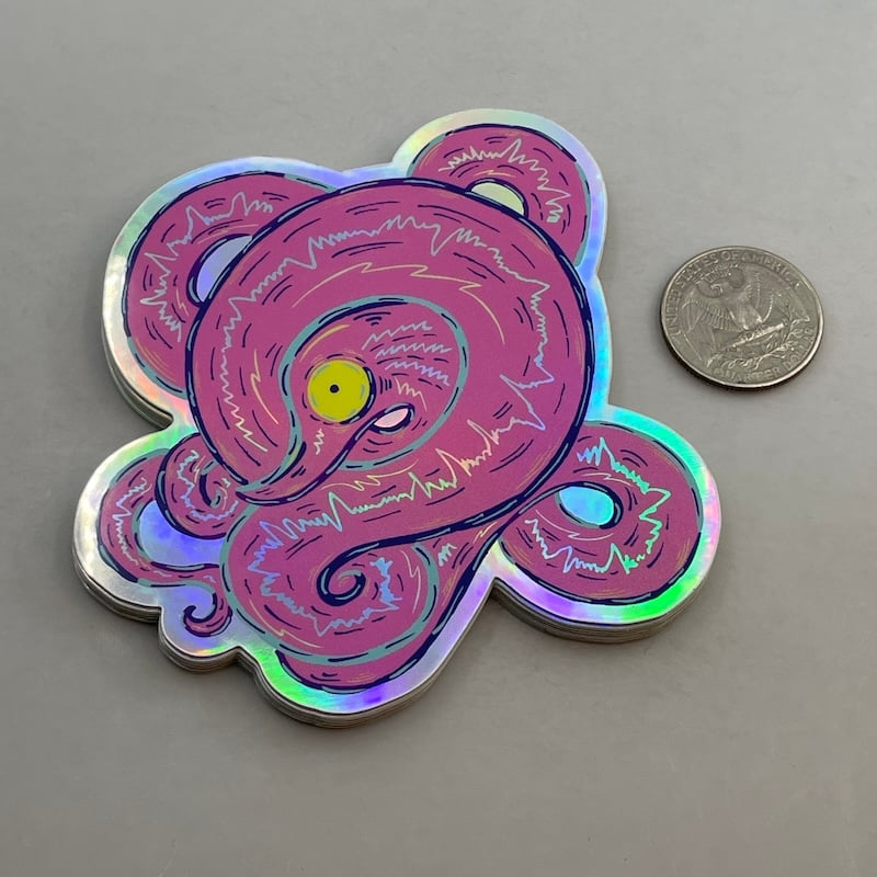 Image of Holo 🌀 Creature Sticker