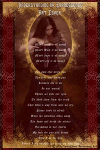 Image 1 of Understanding by Evanescence – Gothic Song Art Cover Wall Collection