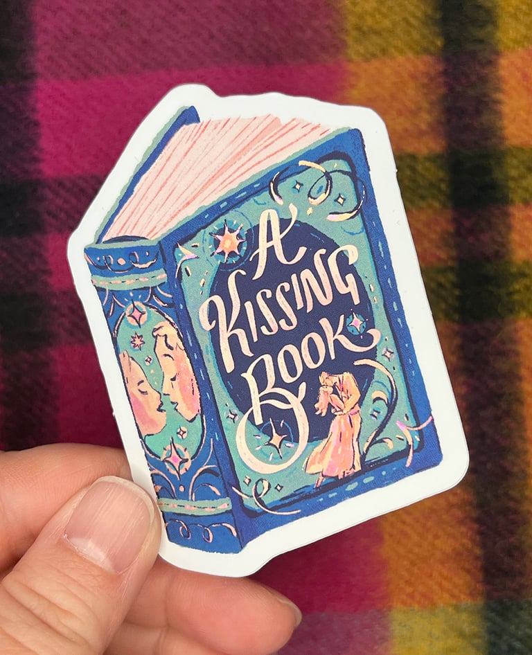 A Kissing Book ~ Metallic Sticker Image 2