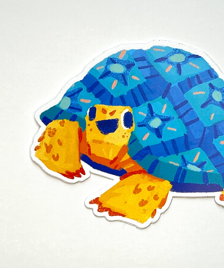 Tortoise Friend Sticker Image 3