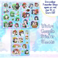 【EXTRAS】M.X.T.X Couple Winter Sticker Sheets