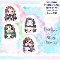 【EXTRAS】 Blanket Bundle Plush Pillow Charm
