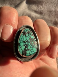 Image 2 of Turquoise Shadow-Box Ring