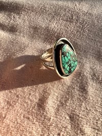 Image 3 of Turquoise Shadow-Box Ring
