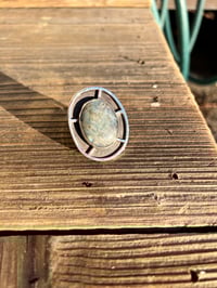 Image 1 of X-Large Labradorite Ring