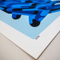 Image 4 of KONTACT Print: Azure Blue 