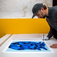 Image 2 of KONTACT Print: Azure Blue 