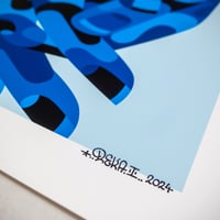 Image 3 of KONTACT Print: Azure Blue 