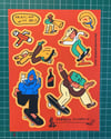 Skating with Pals - Sticker Sheet