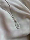 Infinity pendant silver