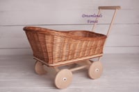 Image 2 of Wicker cart