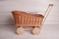 Image 1 of Wicker cart