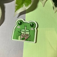 Image 1 of Boba Frog Fridge Magnet