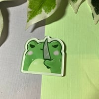 Image 1 of Knife Frog Fridge Magnet