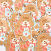 *EXCLUSIVE* Christmas Glitter Sticker Flake
