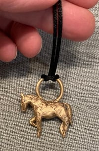 Image 4 of Bronze Sun-bearing Horse pendant 