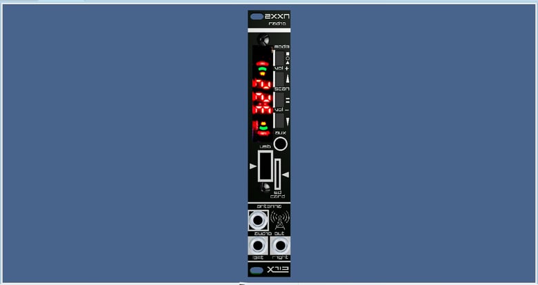 Image of ZXXN - radio - eurorack module