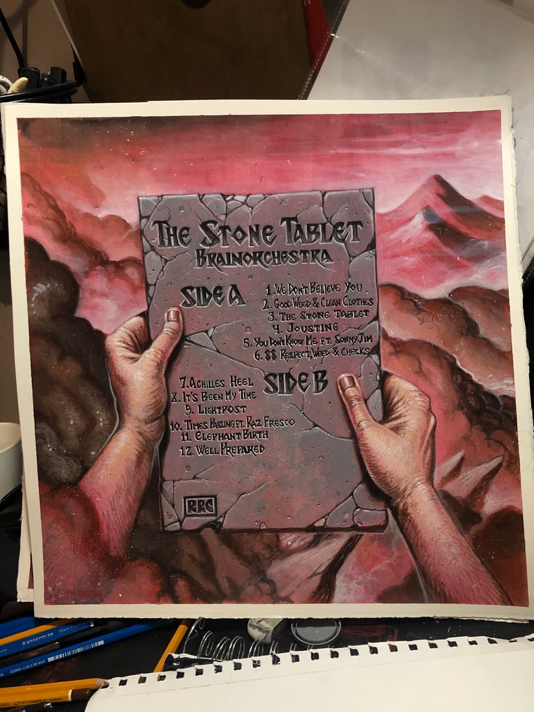 "Brainorchestra - The Stone Tablet" ORIGINAL Image 4