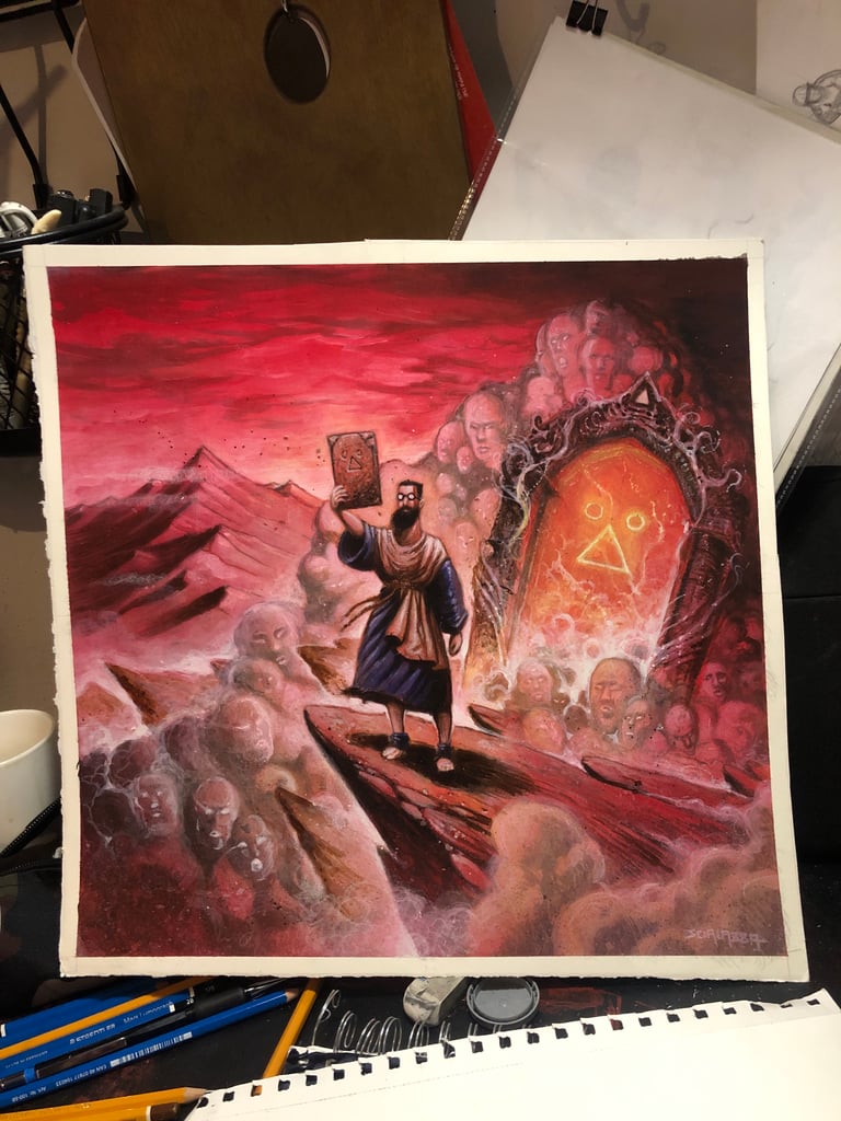 "Brainorchestra - The Stone Tablet" ORIGINAL Image 3