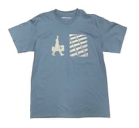 TRACKS T-SHIRT Slate Blue