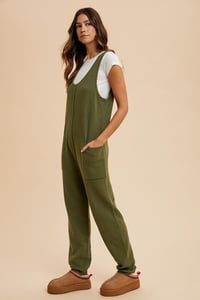 Image 4 of TEXTURED SWEATER JUMPSUIT