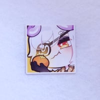 Image 2 of Citrus Avenger Emote Stickers (Clear/Holo)