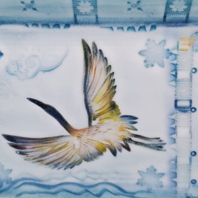 Great Blue Heron Porcelain