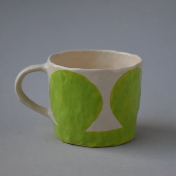 Image of Lime Green Dot Mug