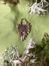 Image 1 of Bronze Nettle Heart Pendant 