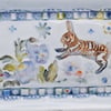 Rabbit Squirrel Porcelain Tray