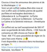 Image 5 of Coffret rose x3 Pierres semi-précieuses + leds offerts 💗