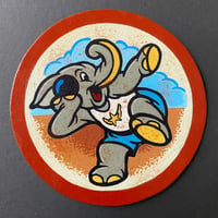 Image 1 of "ELEPHANT!" Cowhide Leather Patch