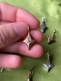 Image 3 of Little Diamond Star Pendant - Bronze/Silver