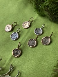 Image 1 of Little Face Pendant  - Silver/Bronze