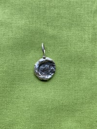 Image 2 of Crescent Moon oxidised sterling silver 