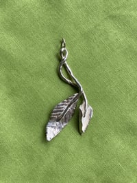 Image 3 of Peace Lily silver Pendant