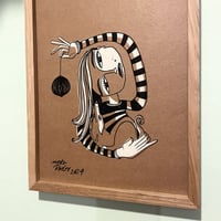 Image 2 of Frau mit Hund, framed