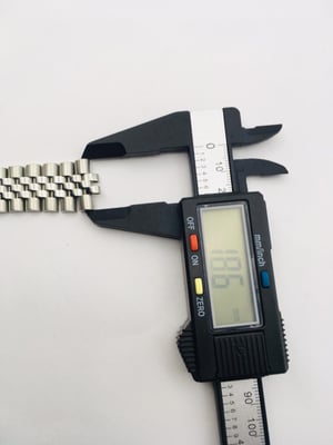 Image of Seiko stainless steel gents watch strap( WITHOUT LUGS),New(MU-14)