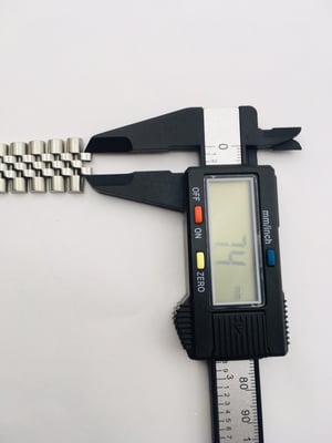 Image of Seiko  stainless steel gents watch strap( WITHOUT LUGS),New(MU-14)